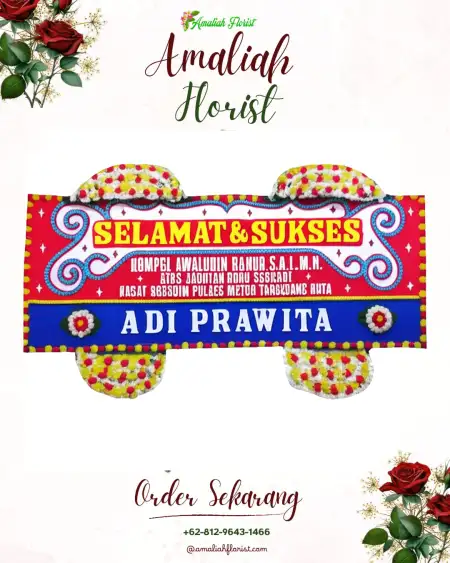 Papan Bunga Ucapan Selamat Bedoyo