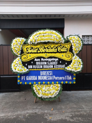 Papan Bunga Duka di Bedoyo