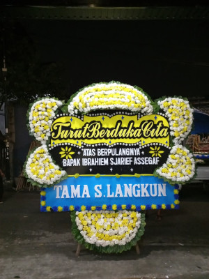 Papan Bunga Duka di Bedoyo